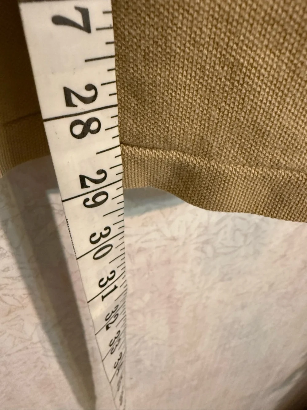 Ralph Lauren Men's Polo in Khaki Tan with Embroidered Pony, Golf, Casual XL